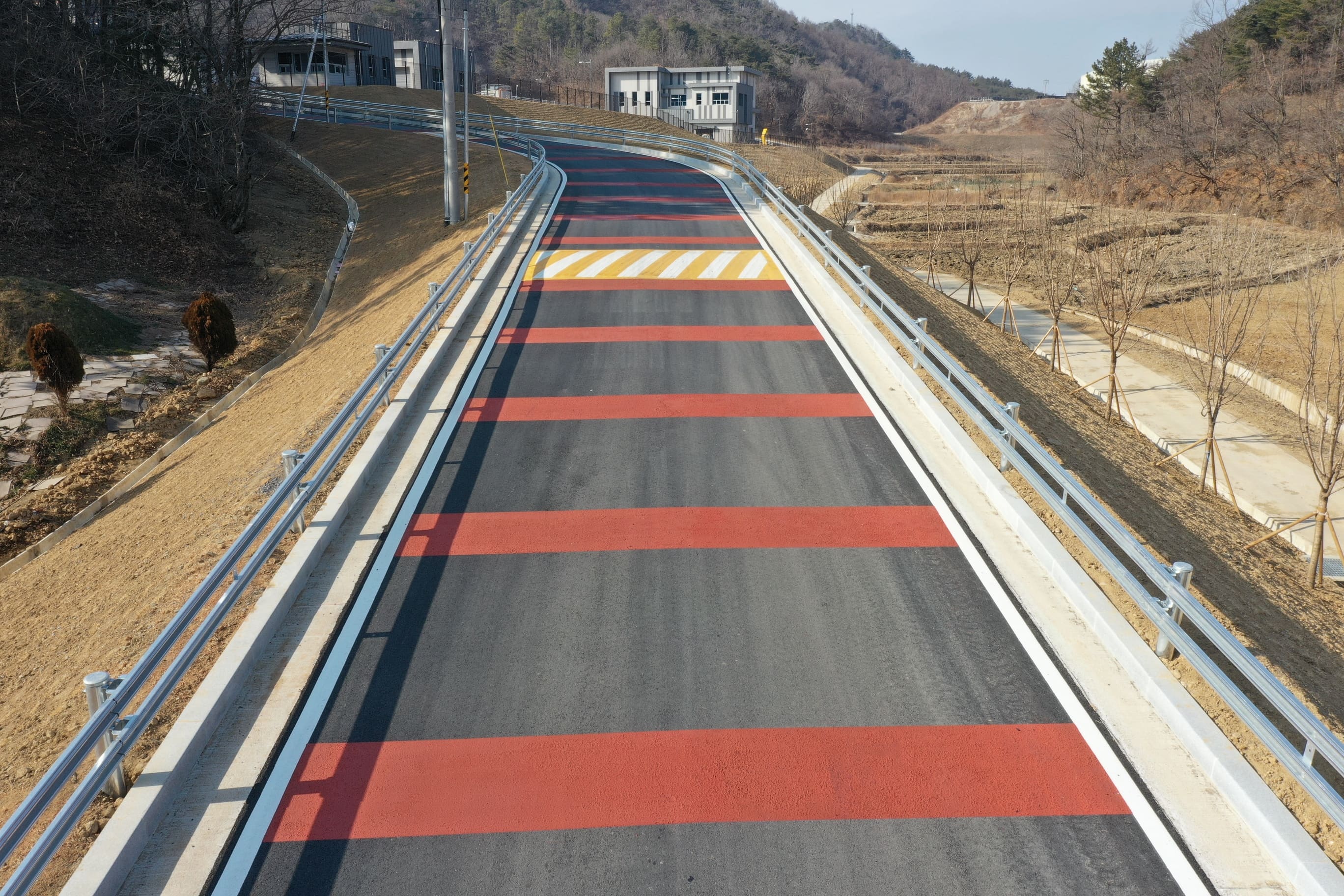 미끄럼방지 포장재 시공 현장 1