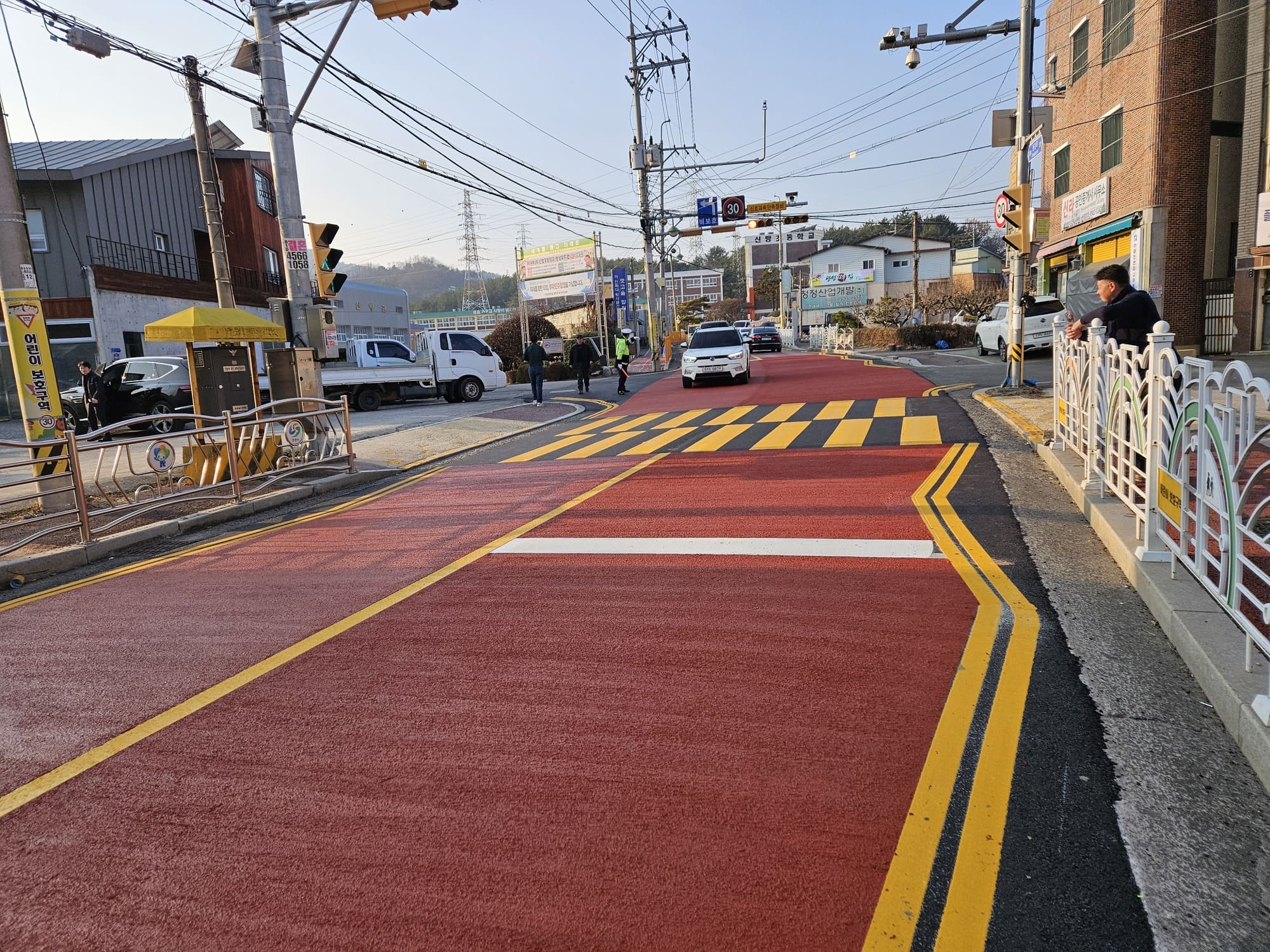 미끄럼방지 포장재 시공 현장 3