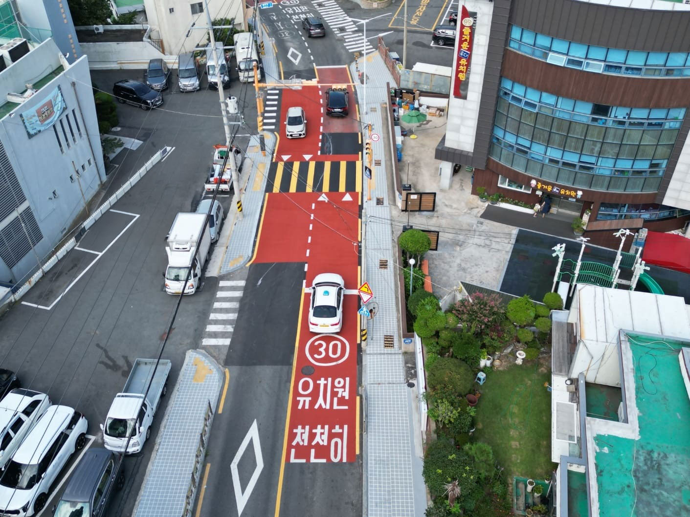 미끄럼방지 포장재 시공 현장 5